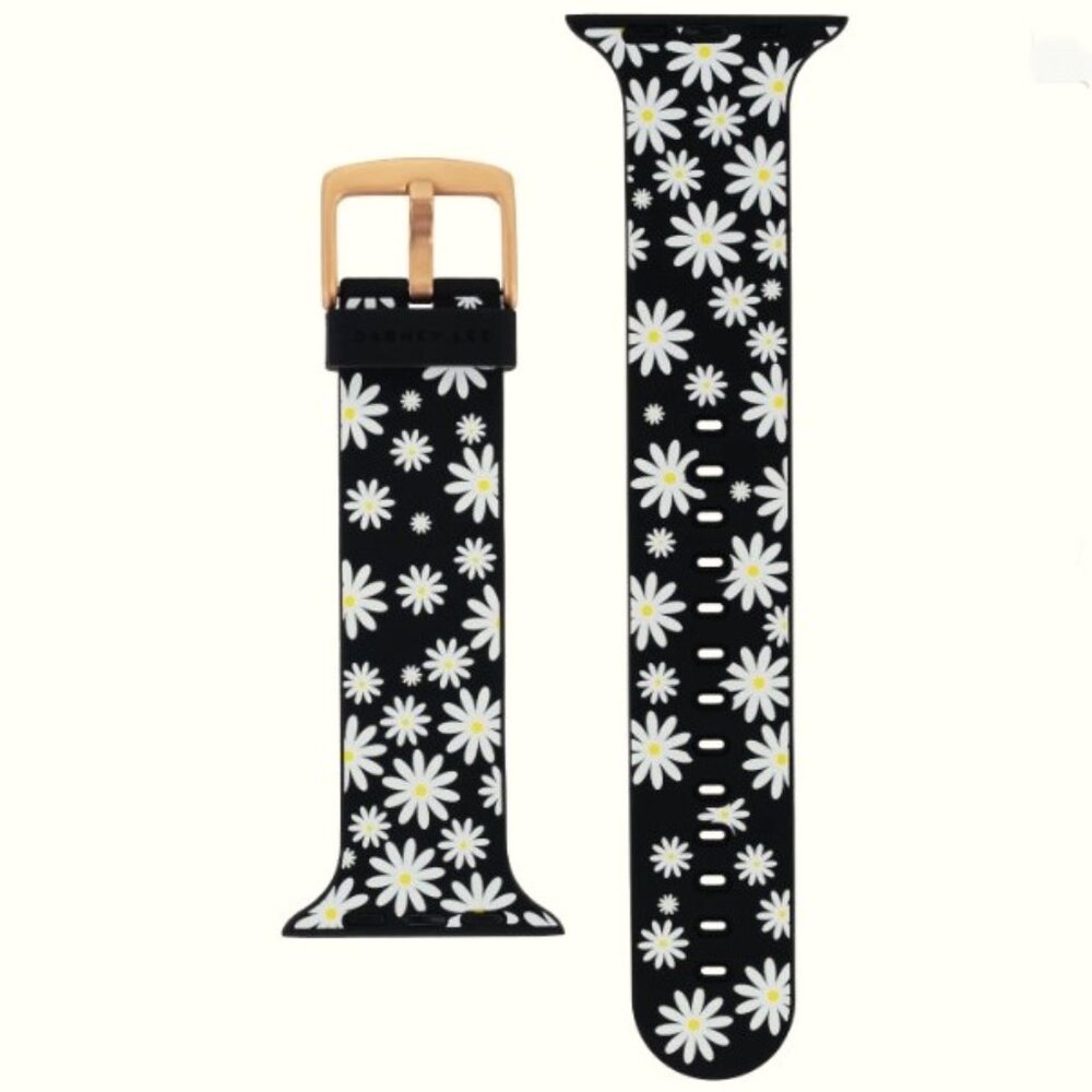 Dabney Lee Daisy Silicone Wrist Band for Size 38/40/41mm Apple Watch® NEW